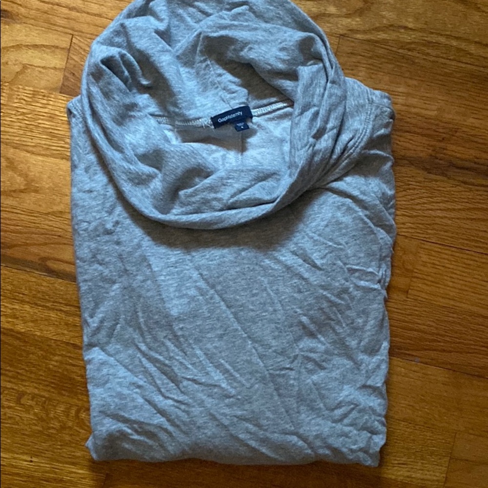 Maternity cowl neck